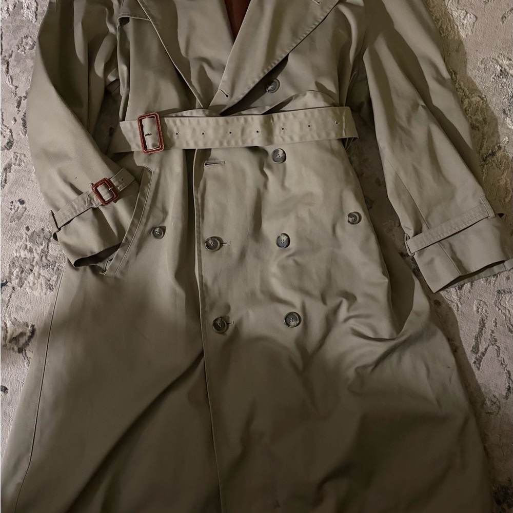 Men's Classic Tan Trench Coat